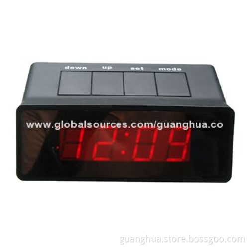 2014 Shenzhen latest design energy-saving LED digital clock with alarm